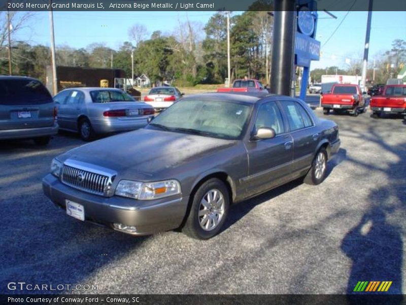 Arizona Beige Metallic / Light Camel 2006 Mercury Grand Marquis LS