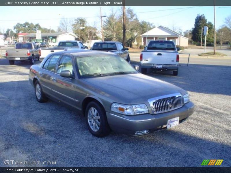 Arizona Beige Metallic / Light Camel 2006 Mercury Grand Marquis LS
