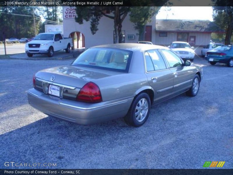 Arizona Beige Metallic / Light Camel 2006 Mercury Grand Marquis LS