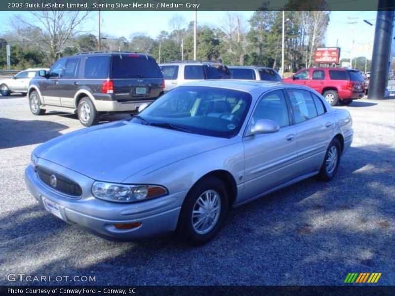 Sterling Silver Metallic / Medium Gray 2003 Buick LeSabre Limited