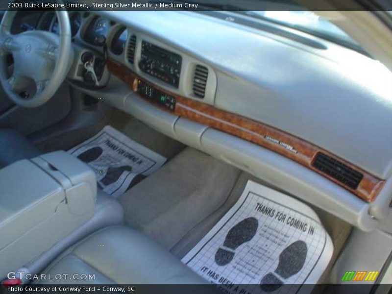 Sterling Silver Metallic / Medium Gray 2003 Buick LeSabre Limited