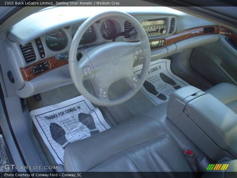 Sterling Silver Metallic / Medium Gray 2003 Buick LeSabre Limited