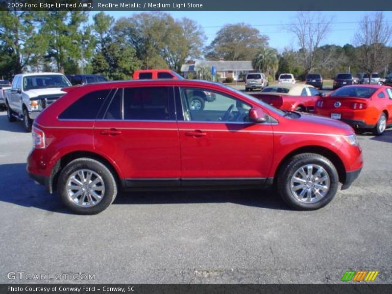 Redfire Metallic / Medium Light Stone 2009 Ford Edge Limited AWD