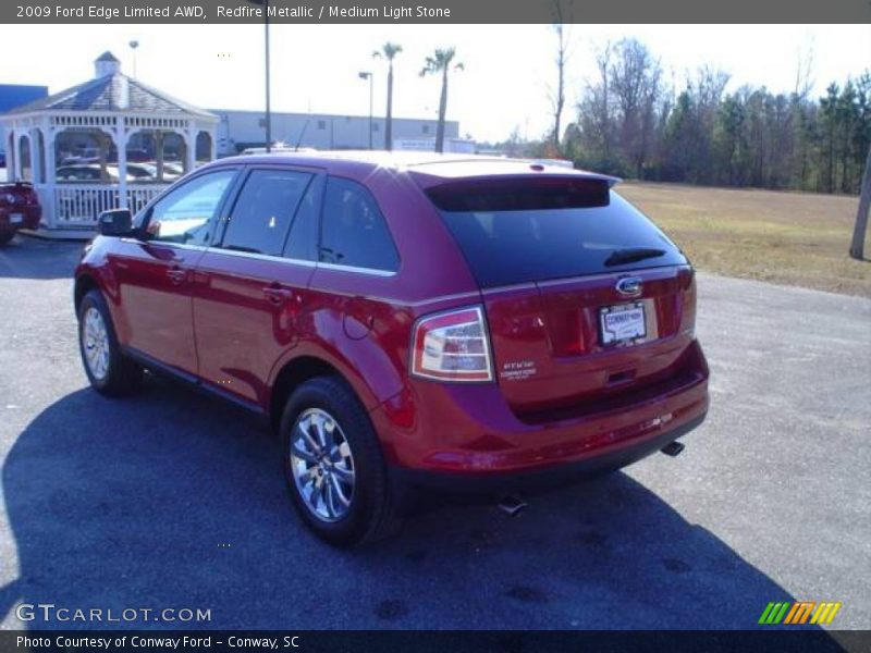 Redfire Metallic / Medium Light Stone 2009 Ford Edge Limited AWD