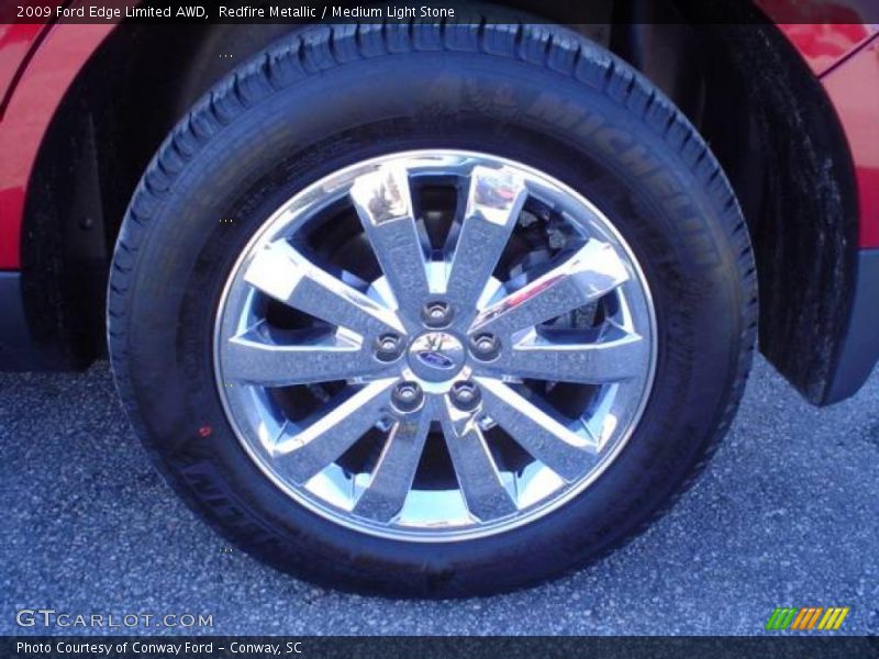 Redfire Metallic / Medium Light Stone 2009 Ford Edge Limited AWD