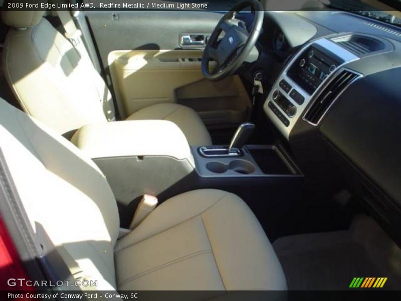 Redfire Metallic / Medium Light Stone 2009 Ford Edge Limited AWD
