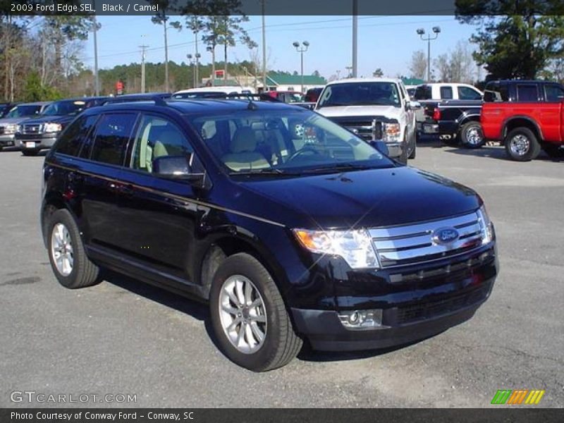 Black / Camel 2009 Ford Edge SEL