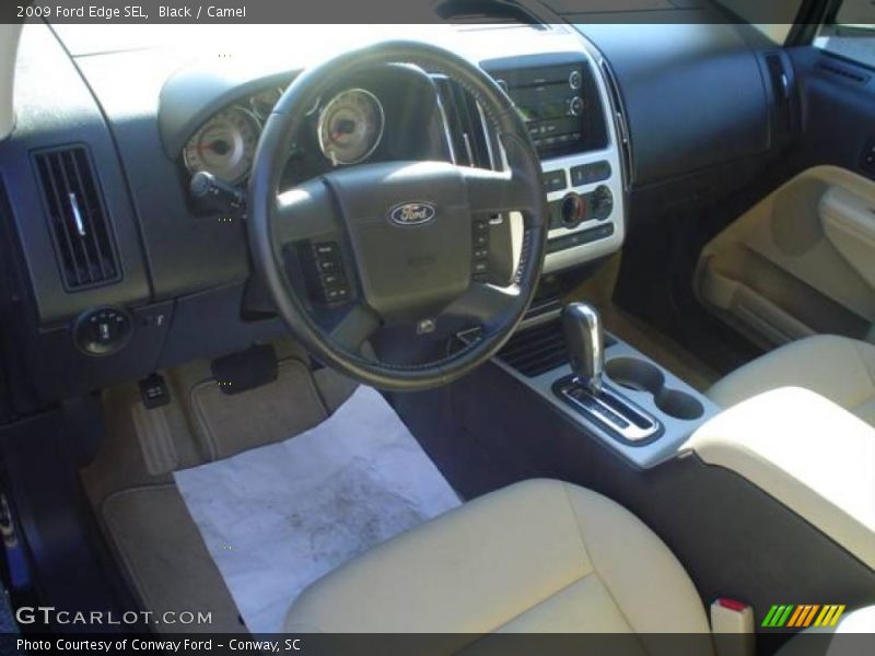 Black / Camel 2009 Ford Edge SEL