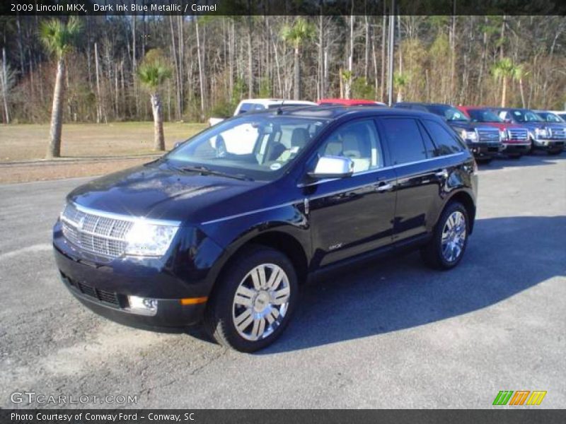 Dark Ink Blue Metallic / Camel 2009 Lincoln MKX