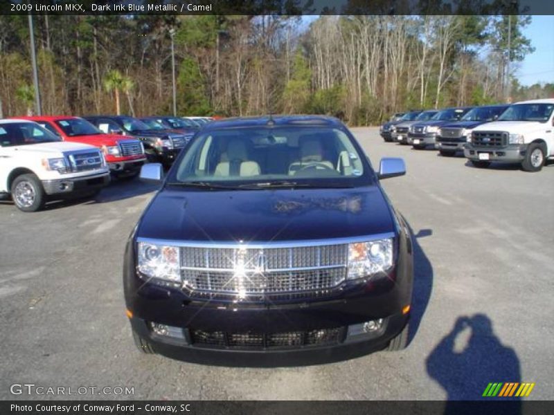Dark Ink Blue Metallic / Camel 2009 Lincoln MKX