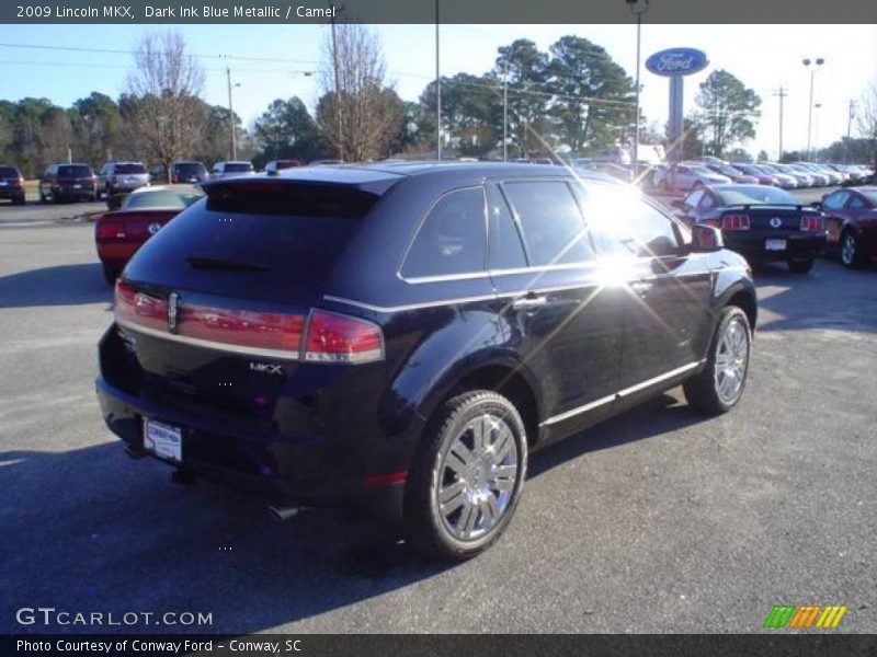 Dark Ink Blue Metallic / Camel 2009 Lincoln MKX