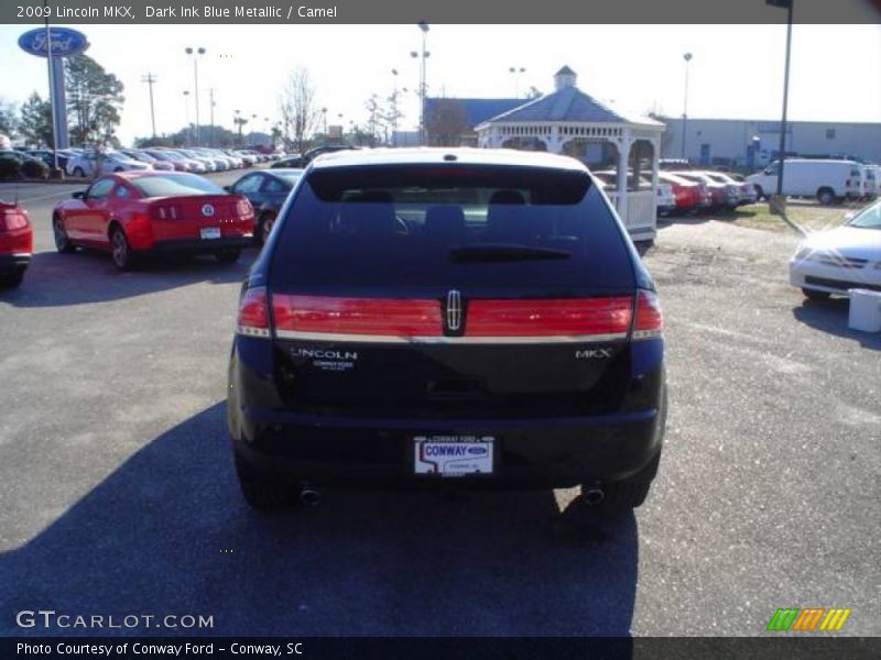 Dark Ink Blue Metallic / Camel 2009 Lincoln MKX