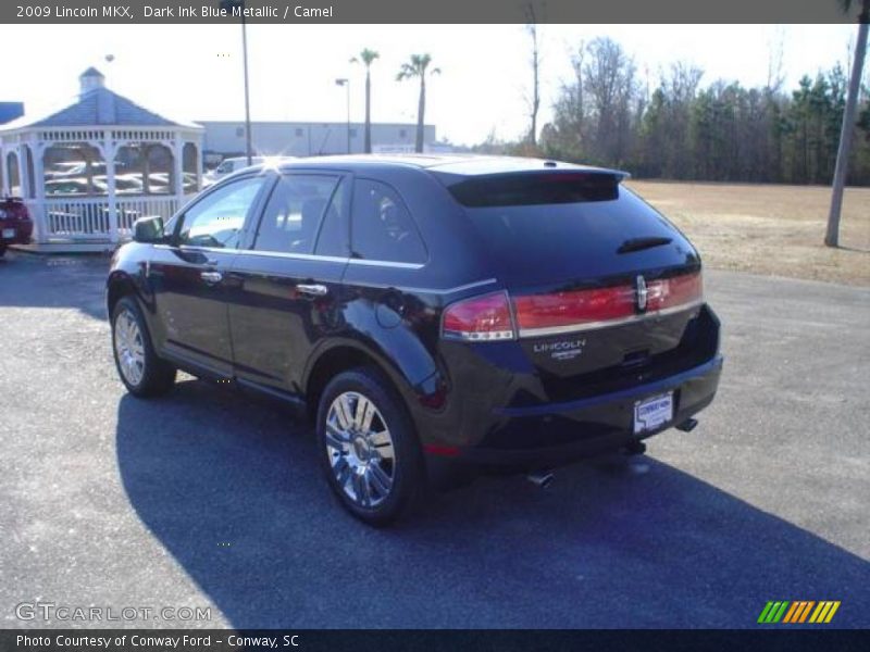 Dark Ink Blue Metallic / Camel 2009 Lincoln MKX