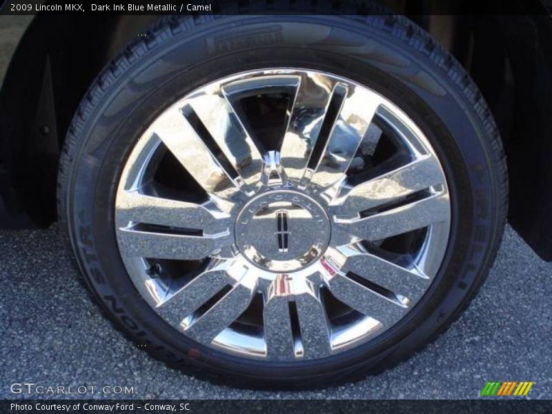 Dark Ink Blue Metallic / Camel 2009 Lincoln MKX
