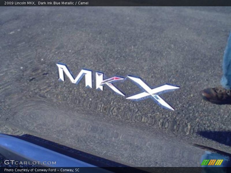 Dark Ink Blue Metallic / Camel 2009 Lincoln MKX