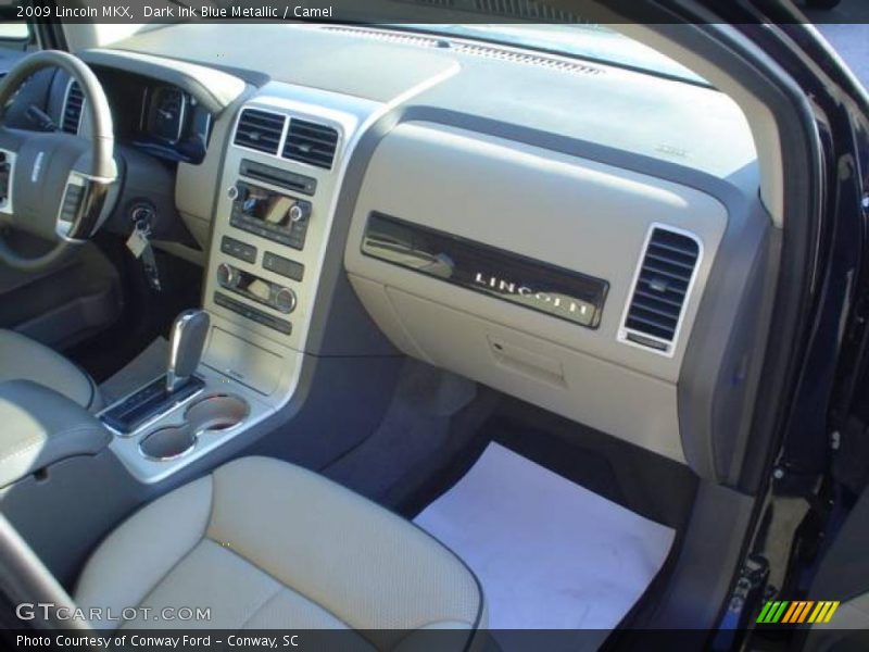 Dark Ink Blue Metallic / Camel 2009 Lincoln MKX