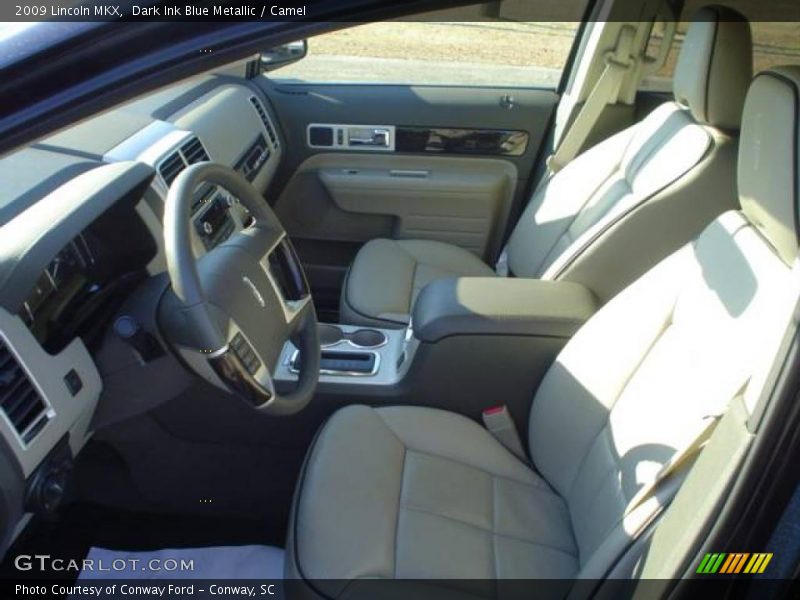 Dark Ink Blue Metallic / Camel 2009 Lincoln MKX