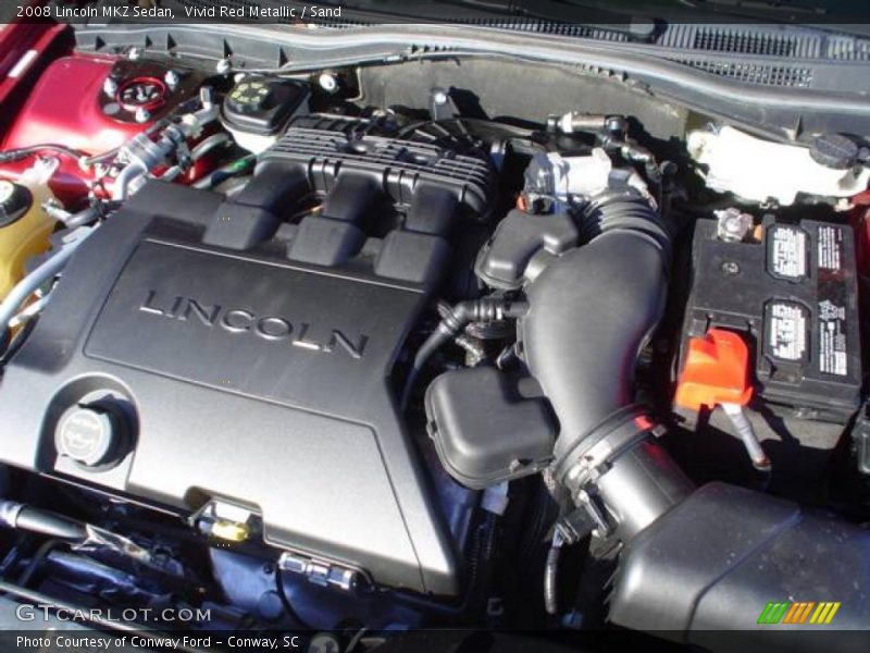 Vivid Red Metallic / Sand 2008 Lincoln MKZ Sedan