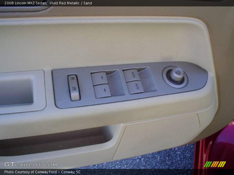 Vivid Red Metallic / Sand 2008 Lincoln MKZ Sedan