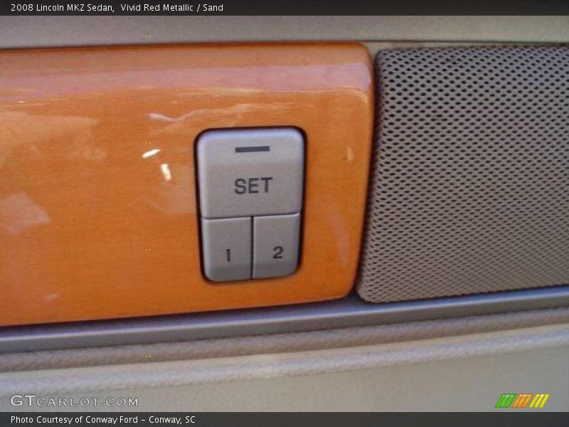 Vivid Red Metallic / Sand 2008 Lincoln MKZ Sedan