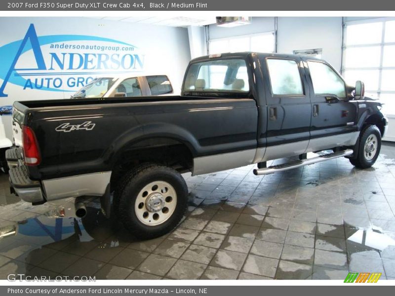 Black / Medium Flint 2007 Ford F350 Super Duty XLT Crew Cab 4x4