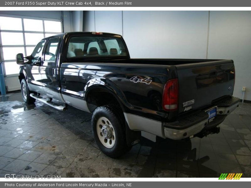 Black / Medium Flint 2007 Ford F350 Super Duty XLT Crew Cab 4x4