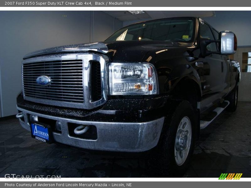 Black / Medium Flint 2007 Ford F350 Super Duty XLT Crew Cab 4x4