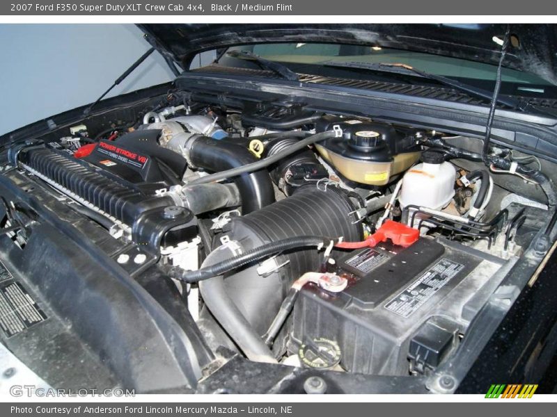 Black / Medium Flint 2007 Ford F350 Super Duty XLT Crew Cab 4x4