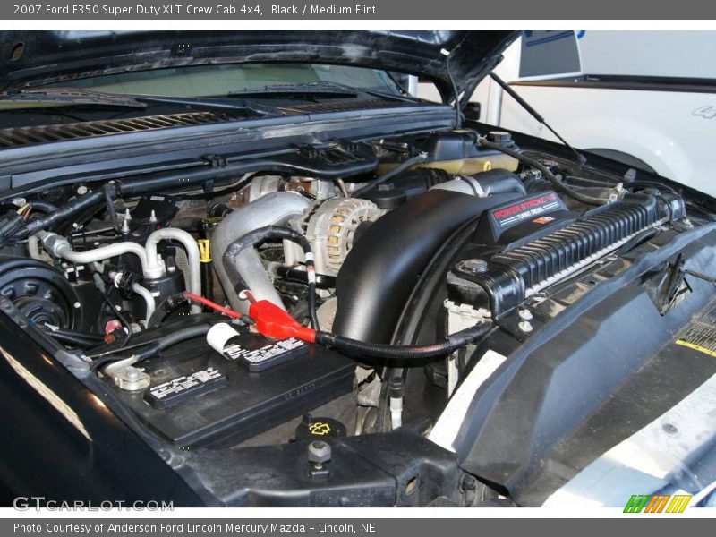 Black / Medium Flint 2007 Ford F350 Super Duty XLT Crew Cab 4x4