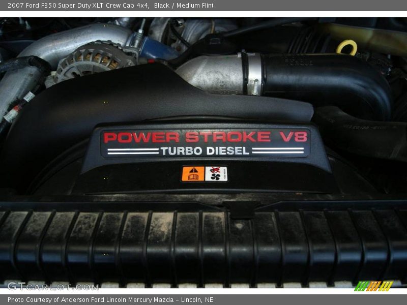 Black / Medium Flint 2007 Ford F350 Super Duty XLT Crew Cab 4x4