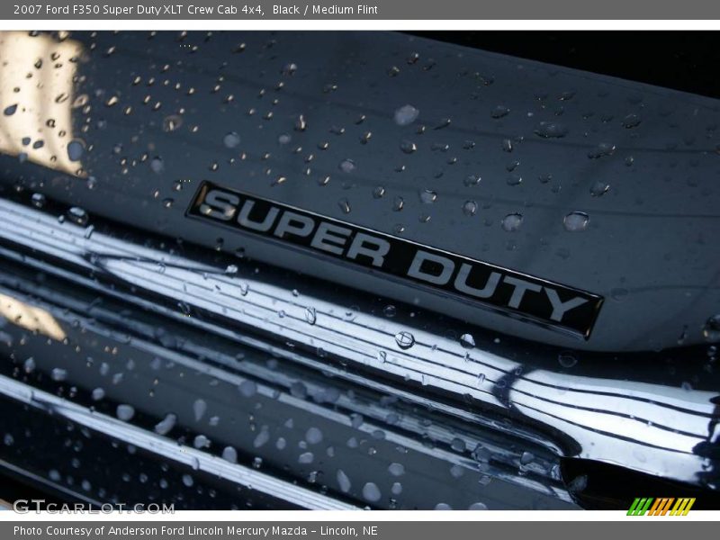 Black / Medium Flint 2007 Ford F350 Super Duty XLT Crew Cab 4x4