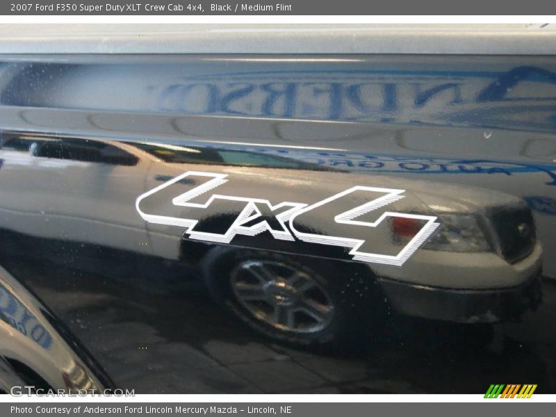 Black / Medium Flint 2007 Ford F350 Super Duty XLT Crew Cab 4x4