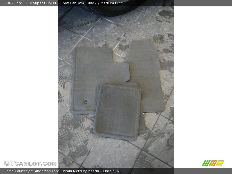 Black / Medium Flint 2007 Ford F350 Super Duty XLT Crew Cab 4x4