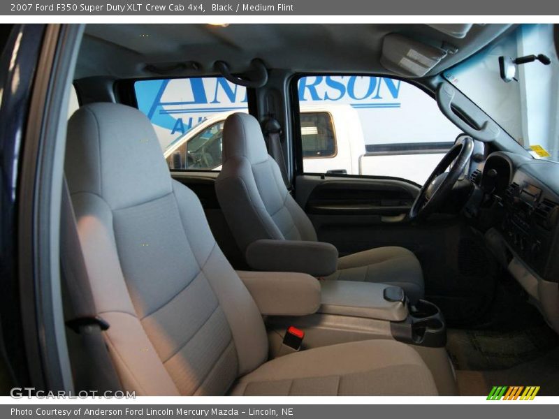 Black / Medium Flint 2007 Ford F350 Super Duty XLT Crew Cab 4x4