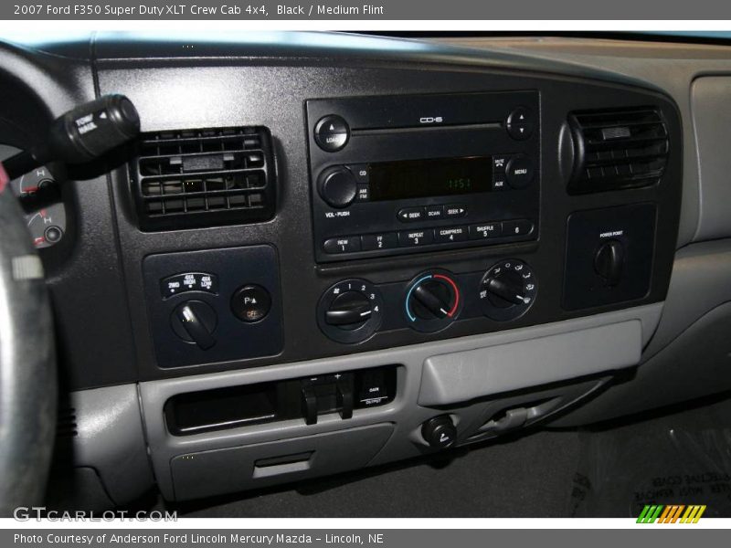 Black / Medium Flint 2007 Ford F350 Super Duty XLT Crew Cab 4x4