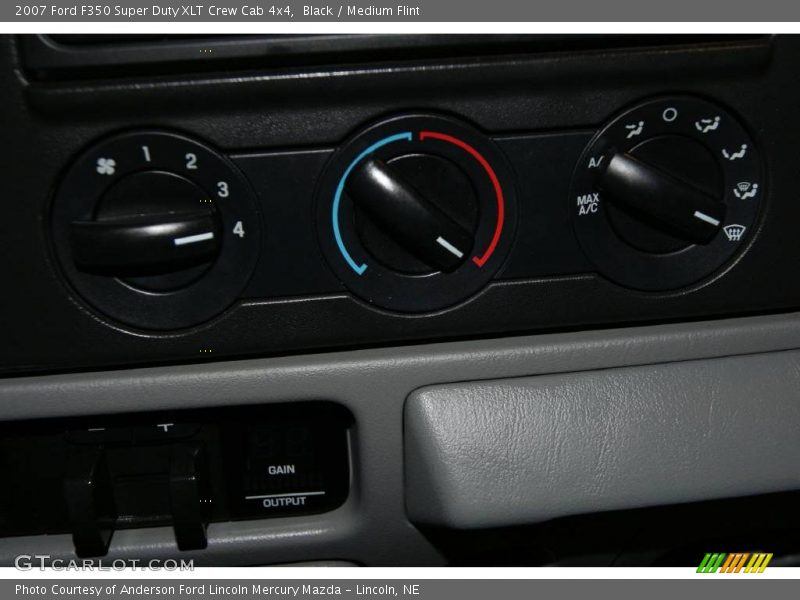Black / Medium Flint 2007 Ford F350 Super Duty XLT Crew Cab 4x4