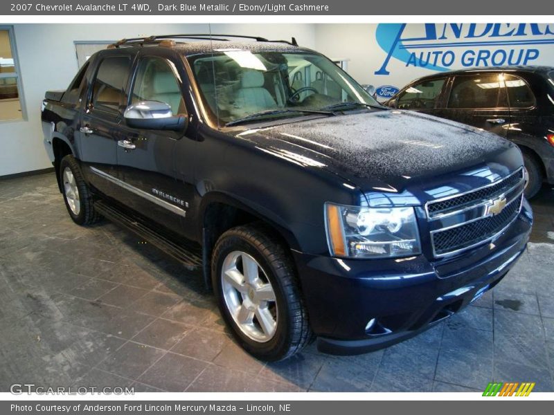 Dark Blue Metallic / Ebony/Light Cashmere 2007 Chevrolet Avalanche LT 4WD