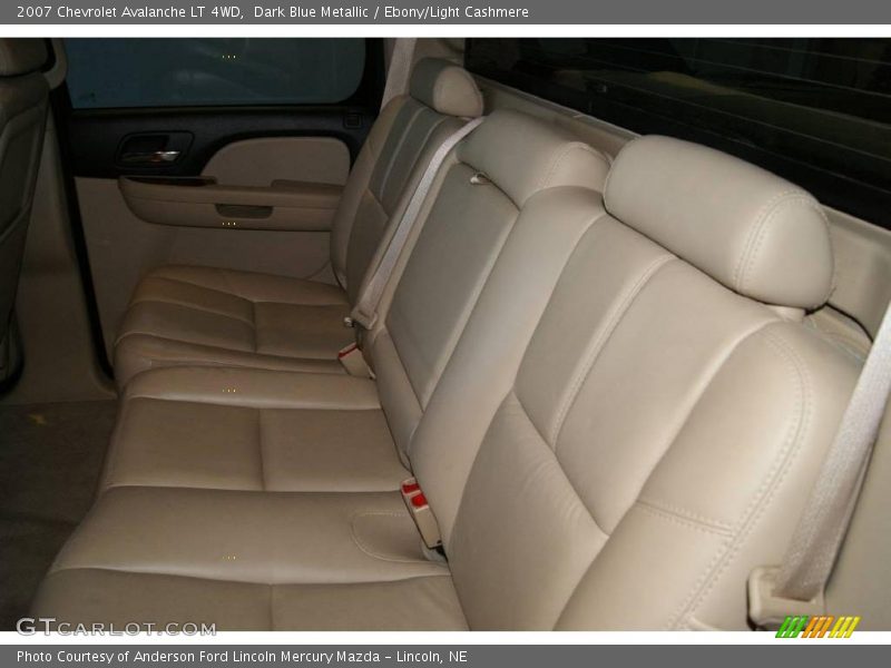 Dark Blue Metallic / Ebony/Light Cashmere 2007 Chevrolet Avalanche LT 4WD