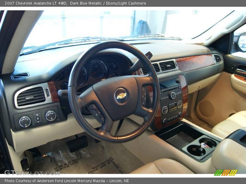 Dark Blue Metallic / Ebony/Light Cashmere 2007 Chevrolet Avalanche LT 4WD