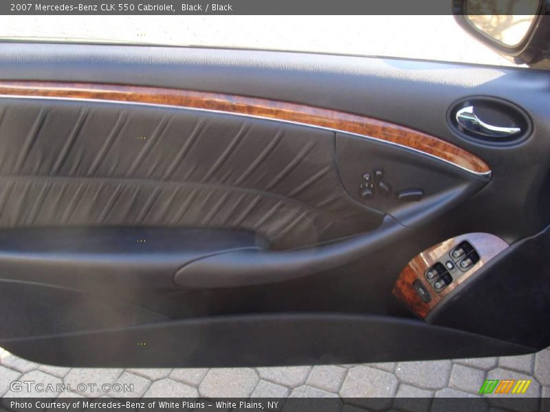 Black / Black 2007 Mercedes-Benz CLK 550 Cabriolet
