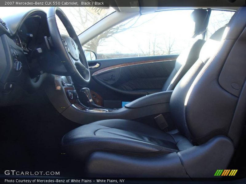 Black / Black 2007 Mercedes-Benz CLK 550 Cabriolet