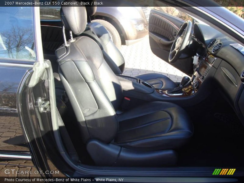 Black / Black 2007 Mercedes-Benz CLK 550 Cabriolet