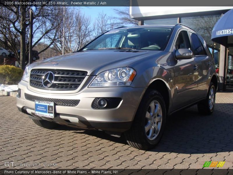 Pewter Metallic / Ash 2006 Mercedes-Benz ML 350 4Matic