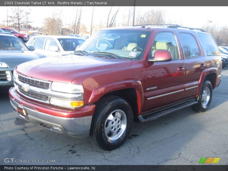 Redfire Metallic / Tan/Neutral 2003 Chevrolet Tahoe LT 4x4