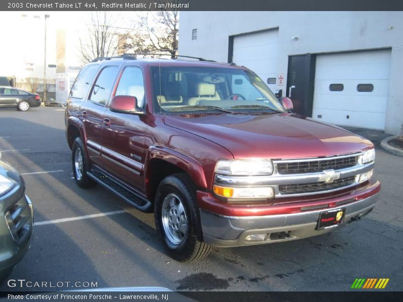 Redfire Metallic / Tan/Neutral 2003 Chevrolet Tahoe LT 4x4