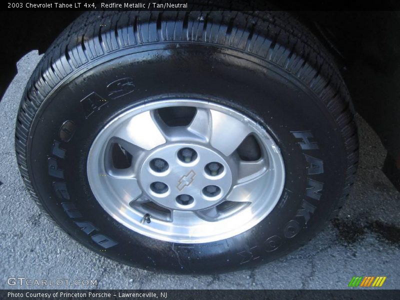 Redfire Metallic / Tan/Neutral 2003 Chevrolet Tahoe LT 4x4
