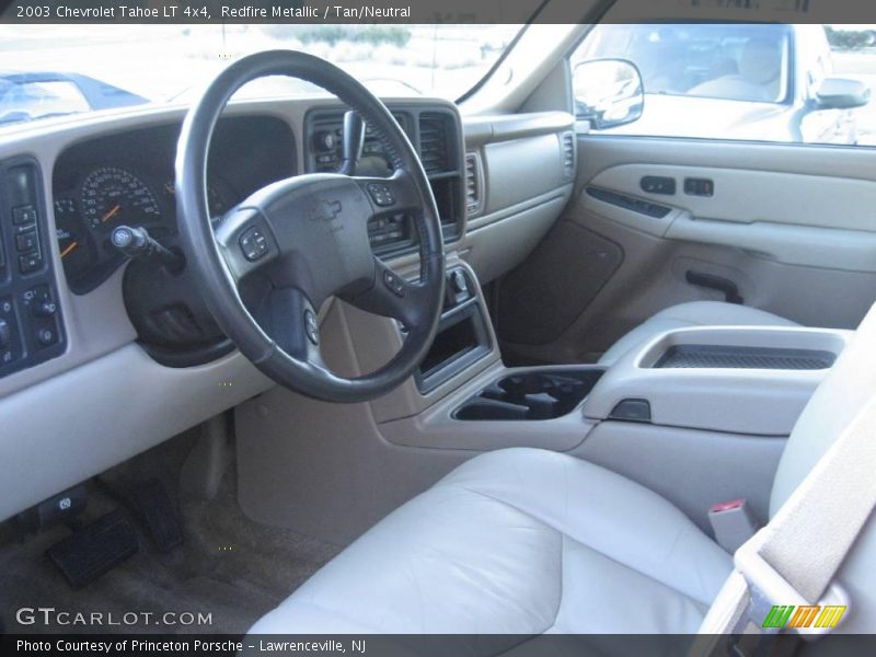 Redfire Metallic / Tan/Neutral 2003 Chevrolet Tahoe LT 4x4