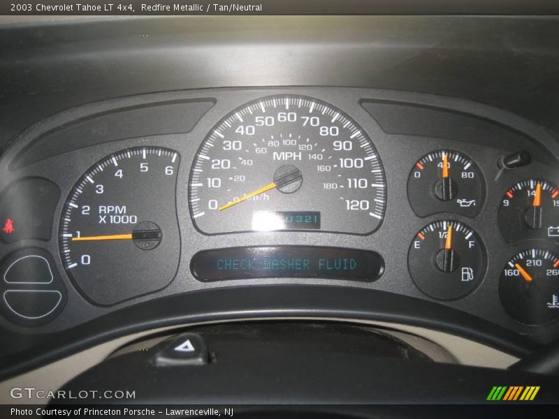 Redfire Metallic / Tan/Neutral 2003 Chevrolet Tahoe LT 4x4