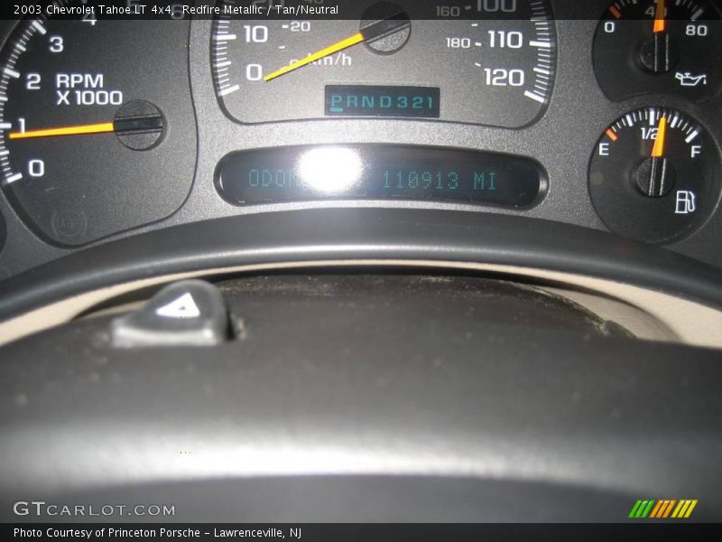 Redfire Metallic / Tan/Neutral 2003 Chevrolet Tahoe LT 4x4