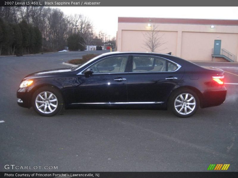 Black Sapphire Pearl / Alabaster 2007 Lexus LS 460 L